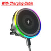 RGB Light Car Magnetic Phone Holder  Wireless Charger for phone Fast Charging Dock
